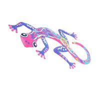 IWOWHERO Sculpture Murale Gecko Métal Décoration Murale Animale Fer Ornement Pour Intérieur Et Extérieur Pour Porches Jardins Et Chambres