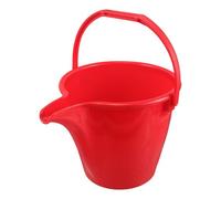 IWOWHERO Seau à Sable en Plastique : Seau à Eau Robuste avec Bec verseur et poignée - Bac de Nettoyage Rond pour Le Lavage de la Maison, de la Voiture, Le Jardinage, l'arrosage des Plantes et