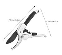 IWOWHERO Sécateur à Cliquet Portable pour Branches Coupe Précise Antidérapant Résistant Rouille Jardinage et Arbres Fruitiers Outil et Ergonomique avec Ressort Élastique