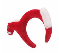 IWOWHERO Serrage-tête Cheval en Peluche Rouge pour Nouvel An Chinois, Accessoires de Costume et Bandeau du Zodiaque Chinois, Bandeau Festif Unisexe pour Fête et Séance Photo, Taille Unique