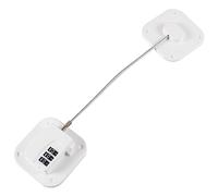 IWOWHERO Serrure de Sécurité à Combinaison pour Réfrigérateur en Plastique et Métal, Protection Bébé et Confidentialité à Domicile, Couleur Blanc Classique