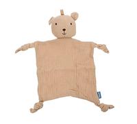 IWOWHERO Serviette De Confort Bébé En Coton Doux, Jouet Apaisant Animal En Peluche, Ours Kaki, Double Couche, Adapté -né, Présent Naissance, Peluche Câline Pour Tout-petit