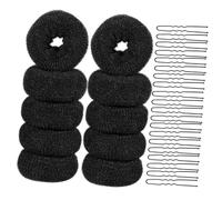 IWOWHERO Set Complet pour Chignons avec Donuts et Clips U Outil Compact pour Cheveux Longs Femmes et Facile à Utiliser pour Élégantes et Tendances