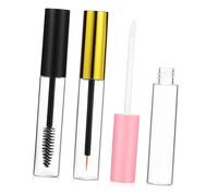 IWOWHERO Set Cosmétique 3 Pièces Tubes Gloss Lèvres Transparents 10 Ml Mascara Vide Eyeliner 10 Ml Fermeture Hermétique Kit Maquillage Voyage