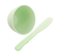 IWOWHERO Set de Bol Mélangeur et Bâton Silicone pour Masque Facial Kit DIY pour Soins Du Visage Outil Portable et Doux pour Mélange de Masques Cadeau Soin Beauté pour Femmes
