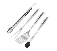 IWOWHERO Set Ustensiles de Barbecue INOX Pince Multifonction Professionnelle Fourchette à Griller Portable pour Cuisson Plein Air Outils Ergonomiques Légers et Pratiques