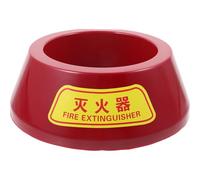 IWOWHERO Socle D’Extincteur à Poudre en Plastique Support de Sol Robuste pour Extincteur 3-5 Kg Base de Fixation Stable et Pratique Support au Sol Non Lumineux Stockage Sécurisé