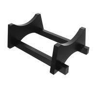 IWOWHERO Socle en Chêne pour Tonneau à Vin 3 L Rouge Foncé - Support Distributeur de Boissons Robuste et Stable, Porte-Carafe Polyvalent pour Bar et Maison, Présentoir Décoratif en Bois