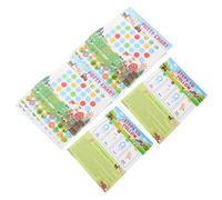 IWOWHERO Sticker Potty Training Set pour Tout-petits Tableau Récompense Propreté Garçon Fille Design Cartoon Ludique pour Habitudes Toilettes Décoratifs et Pratiques