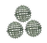 IWOWHERO Support à Boules Topiaires en Plastique 15 Cm, Lot de 3 Pièces, Présentoir pour Boules de Fleurs Artificielles, Cadre Décoratif Polyvalent pour Jardin, Mariage et Décoration