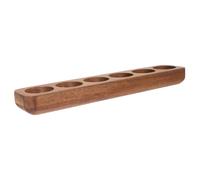 IWOWHERO Support à Œufs Naturel pour Réfrigérateur Plateau Compact Compartiments Finition Polie Rangement Sécurisé et Peu Encombrant pour Cuisine et Comptoir
