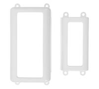 IWOWHERO Support Adaptateur Secteur Mural Blanc Compatible Multiple Tailles, Support de Contrôleur D’Alimentation Compact et Robuste, Montage Sécurisé pour Éclairage Extérieur et Usage