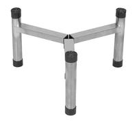 IWOWHERO Support de Brasero d'Extérieur en Acier Inoxydable 25 CM Trépied Stable pour Poêle à Feu de Bois Jusqu'à 16 Pouces Camping Festivals et Rassemblements en Plein Air