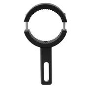 IWOWHERO Support de Phare Réglable pour Moto en Alliage D’Aluminium, Noir | Montage Rapide, Structure , Extension Ajustable, Compatible Spot et Guidon, Usage Nocturne