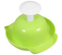 IWOWHERO Support de Sécurité Antidérapant en Plastique Vert, Protège-Doigts pour Râpe à Légumes, Protection Ergonomique pour Trancheuse, Accessoire la Cuisine pour Découpe Facile
