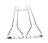 IWOWHERO Support de Verre à vin Mural Rack monté Verre à Double rangée présentoir à gobelets à Pied Suspendu