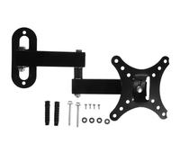 IWOWHERO Support Mural Écran Rotatif Fixation Murale TV Inclinable et Orientable pour Maison et Bureau Bras Ajustable Durable et Pratique