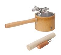 IWOWHERO Support Portable pour Bâtonnets de Moxa en Acier Inoxydable Antidérapant Léger Moxibustion Dorsale Abdominale Outil Fixation Sécurisé Séances D’Acupuncture Traditionnelle