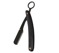 IWOWHERO Support Rasoir Pliable Bois et Acier Inoxydable pour Hommes Rasoir Manuel Portable pour Barbe Outil de Coiffure et Rasage Précis sans Lame Adapté Au Rasage Humide Sécurité