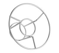 IWOWHERO Support Rôtissoire Poulet Inoxydable Multifonction Gril Barbecue Portable pour Camping et Four Accessoire et Facile à Utiliser