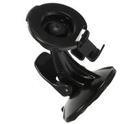 IWOWHERO Support Voiture Ventouse Rotative Réglable pour GPS Fixation Durable et Détachable Installation Facile sur Pare Brise et Tableau de Bord Compatible avec Garmin Noir Robuste