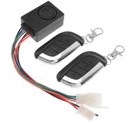 IWOWHERO Système D'alarme Antivol Couleur Aléatoire Bidirectionnel 48-60v avec Télécommande Étanche en Plastique Fonction Désarmement et Localisation Plusieurs Styles