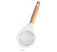 IWOWHERO Tamis à Farine en Acier Inoxydable à Mailles Fines avec Manche en Bois de Hêtre, Passoire Fine Petite Taille pour Pâtisserie Cuisine, Ustensile la Cuisine Polyvalent pour Tamiser