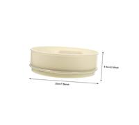 IWOWHERO Tamis à Grains Manuel en Nylon et PVC pour Jardinage, Tamis à Sable Portable, Maille Fine Résistante, Tamisage Terre et Compost, Outil de Jardin Pratique et Solide