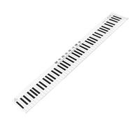 IWOWHERO Tapis D'entraînement et Silencieux Résistant la Déchirure en Pvc Double Face pour Clavier de Piano pour Débutants la Maison Cours de Musique