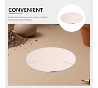 IWOWHERO Tapis Réfractaire Rond en Carbure de Silicium 25 CM X 1 CM pour Four de Poterie Support Stable pour Cuisson Céramique Outils de Cuisson pour Argile et Émaux Accessoires Solide