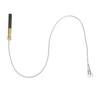 IWOWHERO Thermopile Aluminium pour Cheminée Chauffe-eau et Friteuse Gaz Thermocouple Remplacement avec Brûleur et Kit Allumage Haute Résistance et Installation Facile