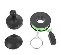 IWOWHERO Tire-fil Magnétique Blanc pour Électricien, Outil de Pêche de Câble en Nylon, Kit D’extraction pour Installation Propre Murs et Sols, Réparation et Câblage Électrique