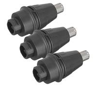 IWOWHERO Tondeuse à Poils de Nez Remplacement 3Pcs Électrique Coupe Solide Entièrement Lavable pour Hommes Accessoire de Toilettage