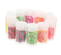 IWOWHERO Tranches De Fruits Pour Nail Art Différentes Couleurs 12 Pièces En Pâte Polymère Pour Décorations Dongles
