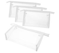IWOWHERO Trousse De Toilette PVC Portable 4pcs 20 * 11.5 * 5cm Trousse De Maquillage Imperméable pour Voyage Et Camping Paquet De Rangement Pratique pour Cosmétiques Et Articles De Toilette