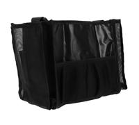 IWOWHERO Trousse Maquillage Professionnelle Capacité Importante Sac Ceinture Portable pour Pinceaux et Cosmétiques Organiseur Maquilleur Pratique pour Voyage et Usage Quotidien Noir