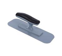 IWOWHERO Truelle de Finition à Bord Arrondi Outil Enduit Professionnel avec Manche Ergonomique pour Lissage et Application de Mastic sur Plaques de Plâtre et Murs Couteau Mastic Arrondi