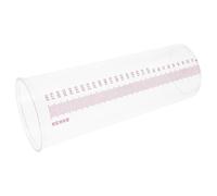 IWOWHERO Tube de Rechange Transparent en Plastique Bouchon Conteneur d'Expérience pour Pluviomètre de Jardin Tubes d'Expérimentation Scolaire et Mesure Précise en Extérieur Compatible