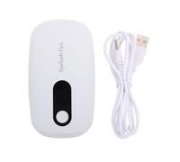 IWOWHERO Ventilateur Extension de Cils Compact en Plastique Câble Usb, Outil de Séchage des Cils pour Fête Estivale et Voyage en Extérieur