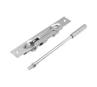 IWOWHERO Verrou à Loquet Inoxydable Boulon de Porte et Fenêtre Coulissant Résistant Corrosion Serrure Sécurisée et Compacte pour Sécurité Résidentielle