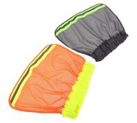 IWOWHERO Visière Solaire Maille pour Casque 2pcs avec Protège Nuque Respirant Bande Réfléchissante Anti-UV Adaptée aux Travailleurs Extérieurs Bâtiment et Assainissement