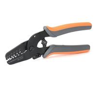 IWS-2820M Pince à sertir ouverte pour bornes AWG 28-20, gamme de fils de 0,08 à 0,5 mm², acier oxydé noir avec poignée TPR + PP, pour VH/XH/NH,