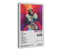 IWVFJBAQ J. Cole KOD Poster sur toile pour chambre à coucher, bureau, chambre, cadeau 30 x 45 cm