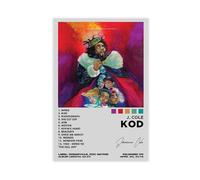 IWVFJBAQ J. Cole KOD Poster sur toile pour décoration murale de salon, chambre à coucher 50 x 75 cm