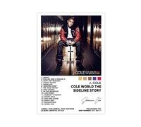 IWVFJBAQ J. Cole World The Sideline Story Album Poster sur toile Décoration murale pour salon, chambre à coucher 30 x 45 cm