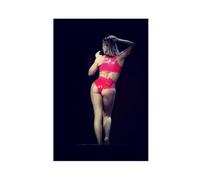 IWVFJBAQ Poster de la chanteuse Helene Fischer (5) sur toile - Décoration murale pour salon, chambre à coucher - 50 x 75 cm