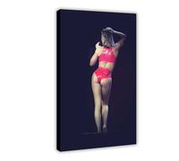 IWVFJBAQ Poster de la chanteuse Helene Fischer (5) sur toile - Décoration murale pour salon, chambre à coucher - 50 x 75 cm