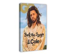 IWVFJBAQ Poster du rappeur J. Cole (2) - Impression sur toile - Décoration murale pour salon, chambre à coucher - 20 x 30 cm