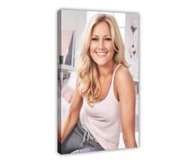 IWVFJBAQ Poster sur toile de la chanteuse Helene Fischer (10) - Décoration de chambre à coucher, bureau, cadeau - 50 x 75 cm