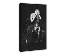 IWVFJBAQ Poster sur toile de la chanteuse Helene Fischer (14) - Décoration murale pour salon, chambre à coucher - 50 x 75 cm